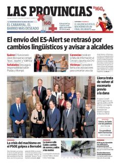 LLORCA TRATA DE VOLVER AL ESCENARIO PREVIO A LA DANA