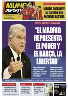 “EL MADRID REPRESENTA EL PODER Y EL BARÇA, LA LIBERTAD”