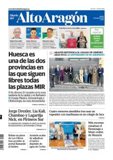 HUESCA ES UNA DE LAS DOS PROVINCIAS EN LAS QUE SIGUEN LIBRES TODAS LAS PLAZAS MIR